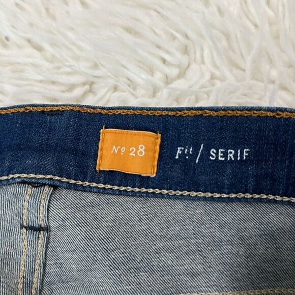 ANTHROPOLOGIE PILCRO FIT SERIF BLUE JEANS SIZE 28 - Picture 9 of 15